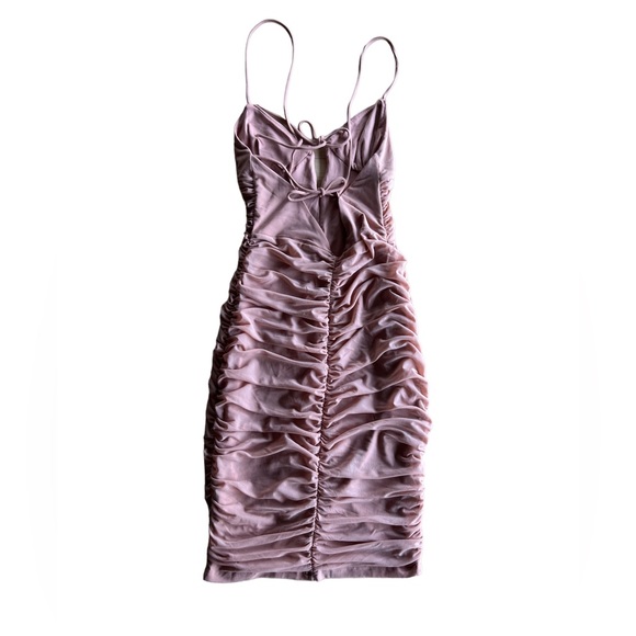 Majorelle Revolve Chani Pink Mini Dress Ruched Size XS - Picture 6 of 14